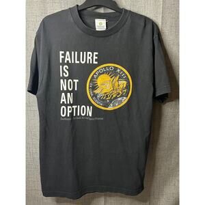 Vintage Smithsonian Men's Medium Apollo XIII Failure Is Not An Option T-Shirt